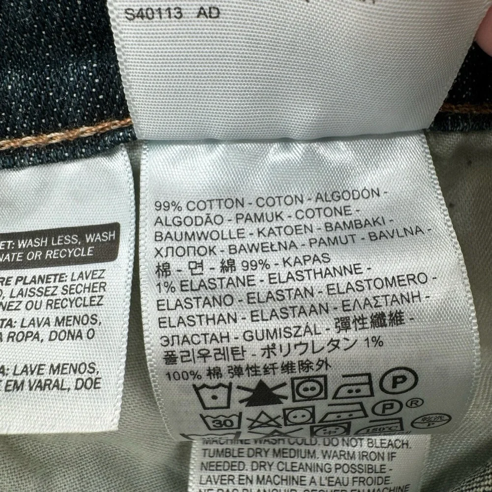 Levis Jeans Men 34x30 Blue 505‎ Regular Fit Straight Leg Light Wash Y2K VTG
